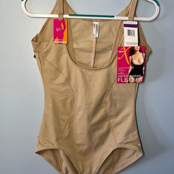 NWT Flexees Ultra Firm Control Wear-Your-Own-Bra Torsette Body Briefer SzXXL - Picture 1 of 7